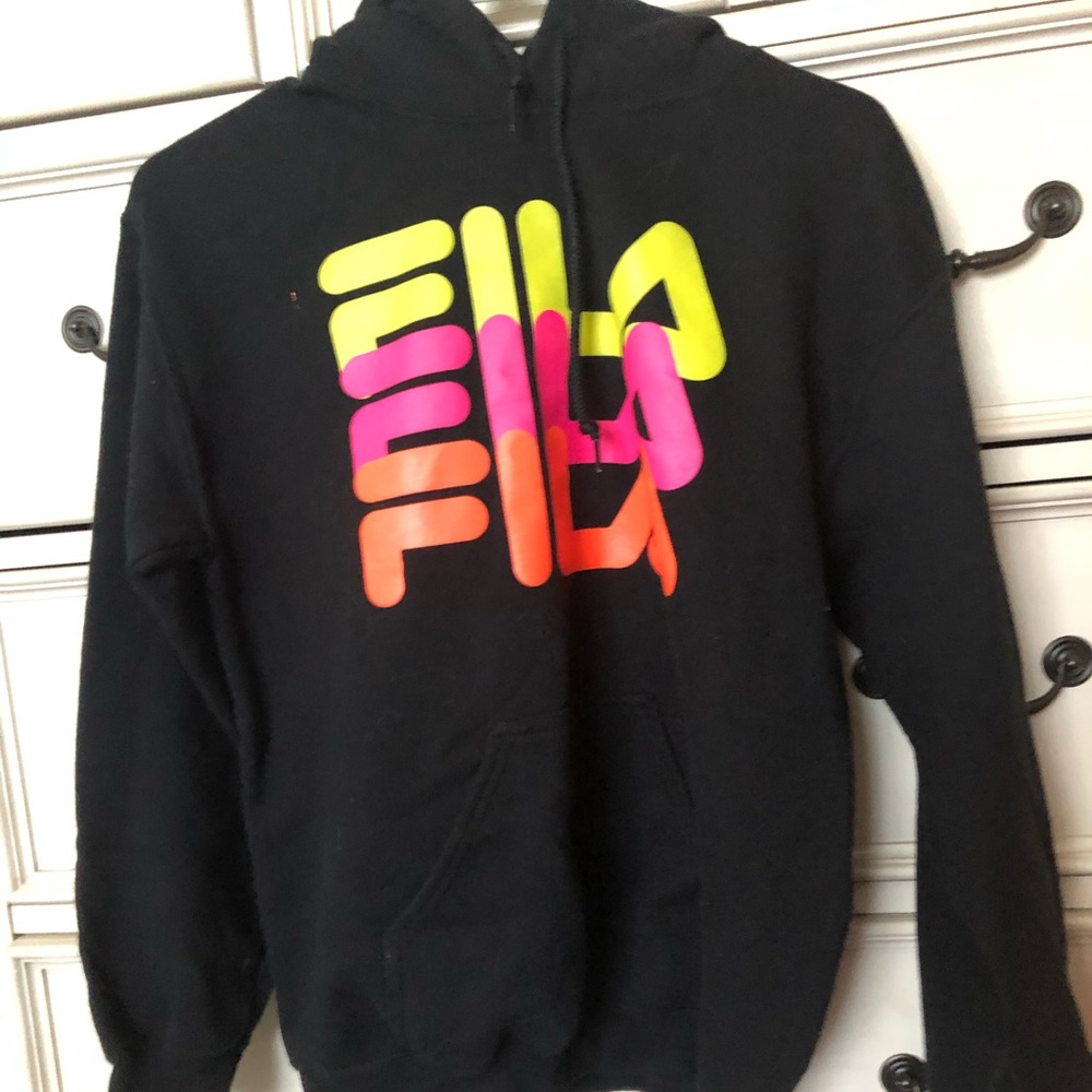 neon fila sweatshirt